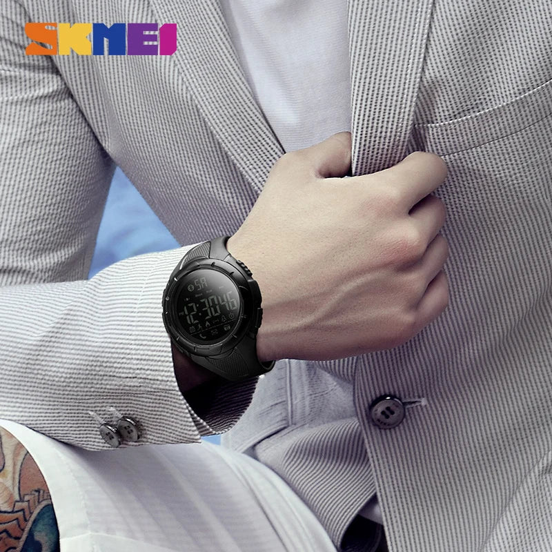 Fashion Sport 2019 New Smart  Men Watch Waterproof Pedometer Smartwatches Calorie Bluetooth Watch reloj hombre zk30 SKMEI