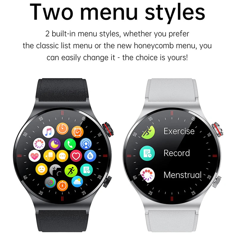 2024 New NFC Bluetooth Call Smart Watch Men Sports Fitness Tracker Waterproof Smartwatch Large HD Screen For Android IOS Watch