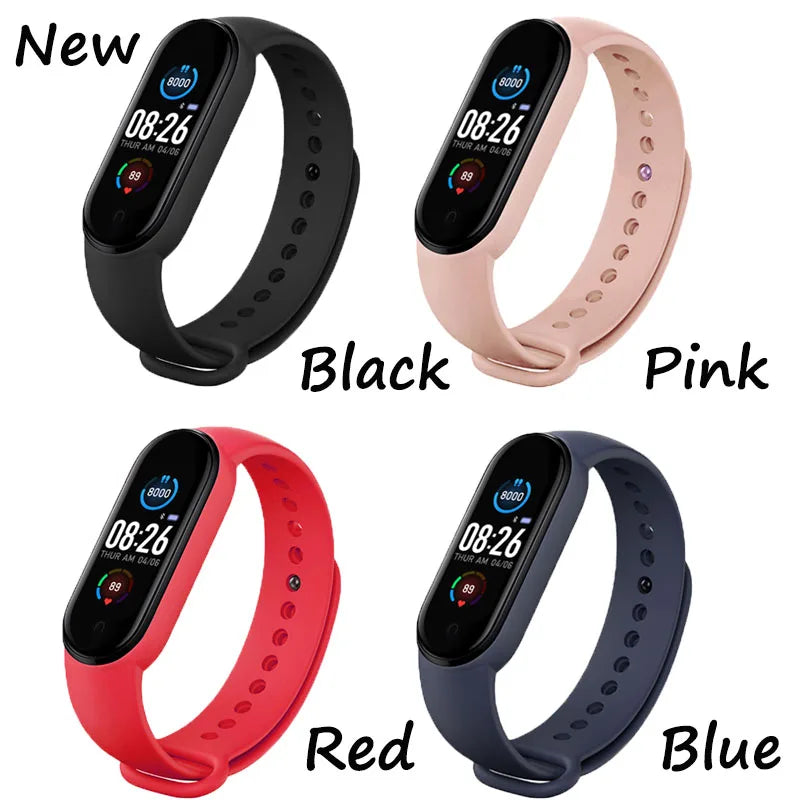 M5 Smart Watch Men Women Smartwatch Blood Pressure Heart Rate Monitor Sport Fitness Tracker Bracelet Smart Watches for Xiaomi