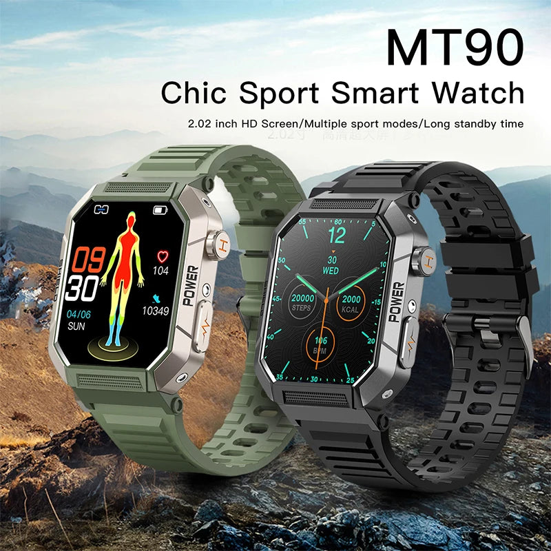 New Smart Watches Men's Professional Sports Smart Bracelet Blood glucose Monitoring Temperature Men Smartwatch Relogio Masculino