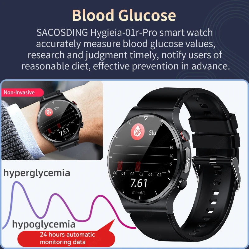 New ECG+PPG Health Smart Watches Men Heart Rate Blood Pressure Fitness Tracker IP68 Waterproof Smartwatch For Android ios Phone