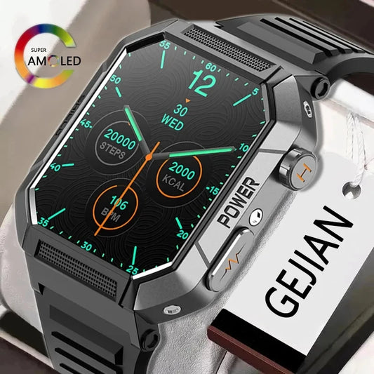 New Smart Watches Men's Professional Sports Smart Bracelet Blood glucose Monitoring Temperature Men Smartwatch Relogio Masculino